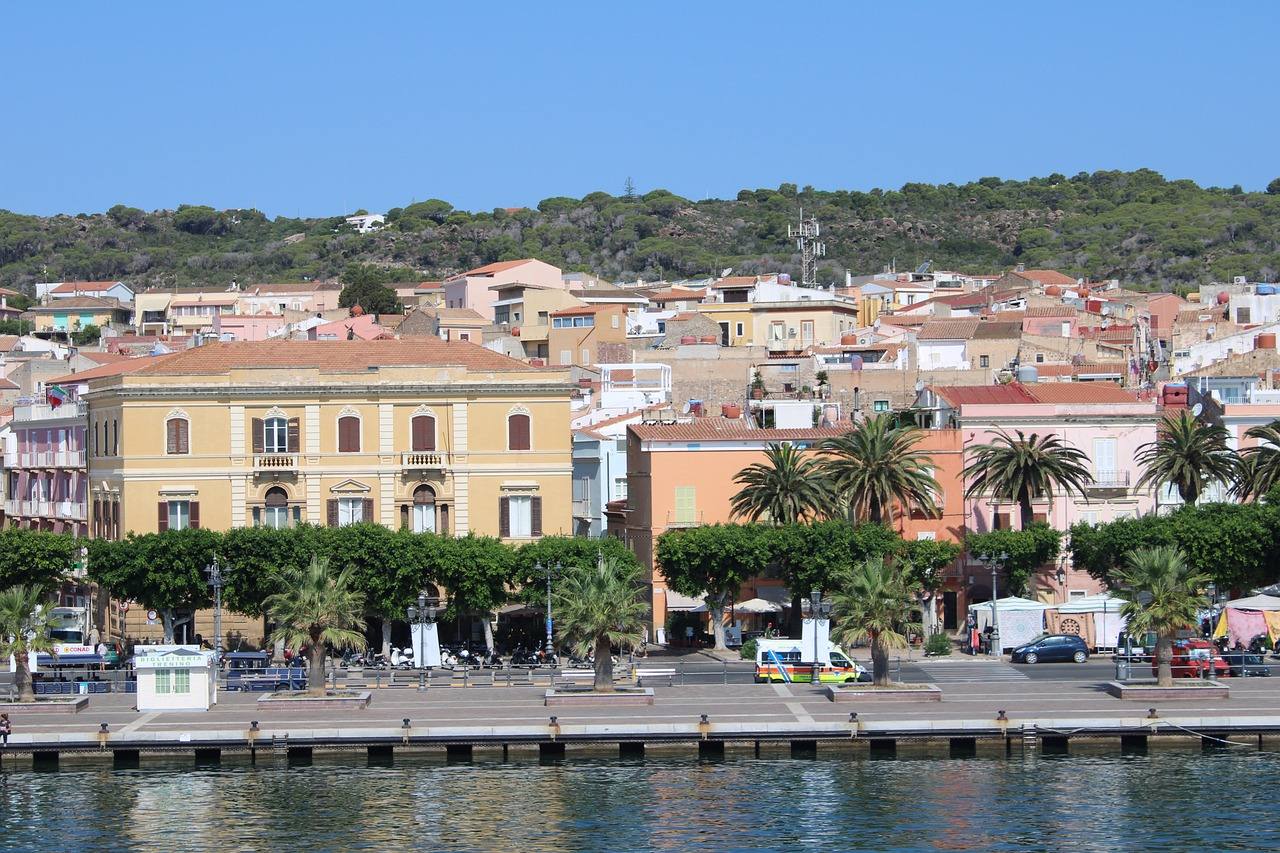 Impression aus dem Segelrevier Carloforte, Sardinien, Isola di San Pietro