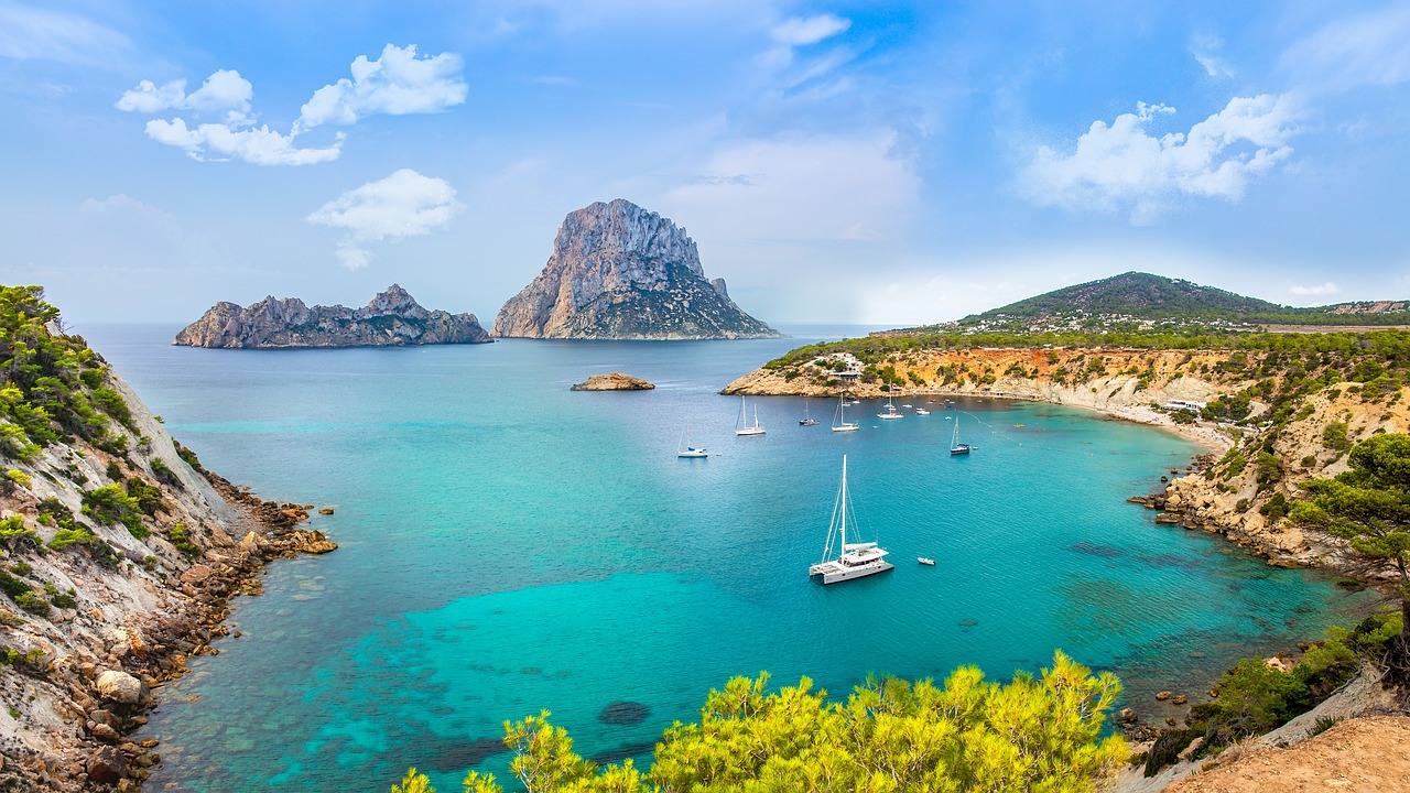 Impression aus dem Segelrevier Ibiza, Balearen, Pityusen