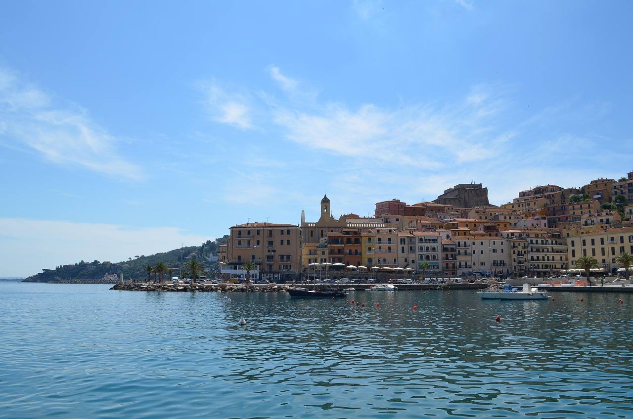 Impression aus dem Segelrevier Monte Argentario, Toskana, Maremma-Küste