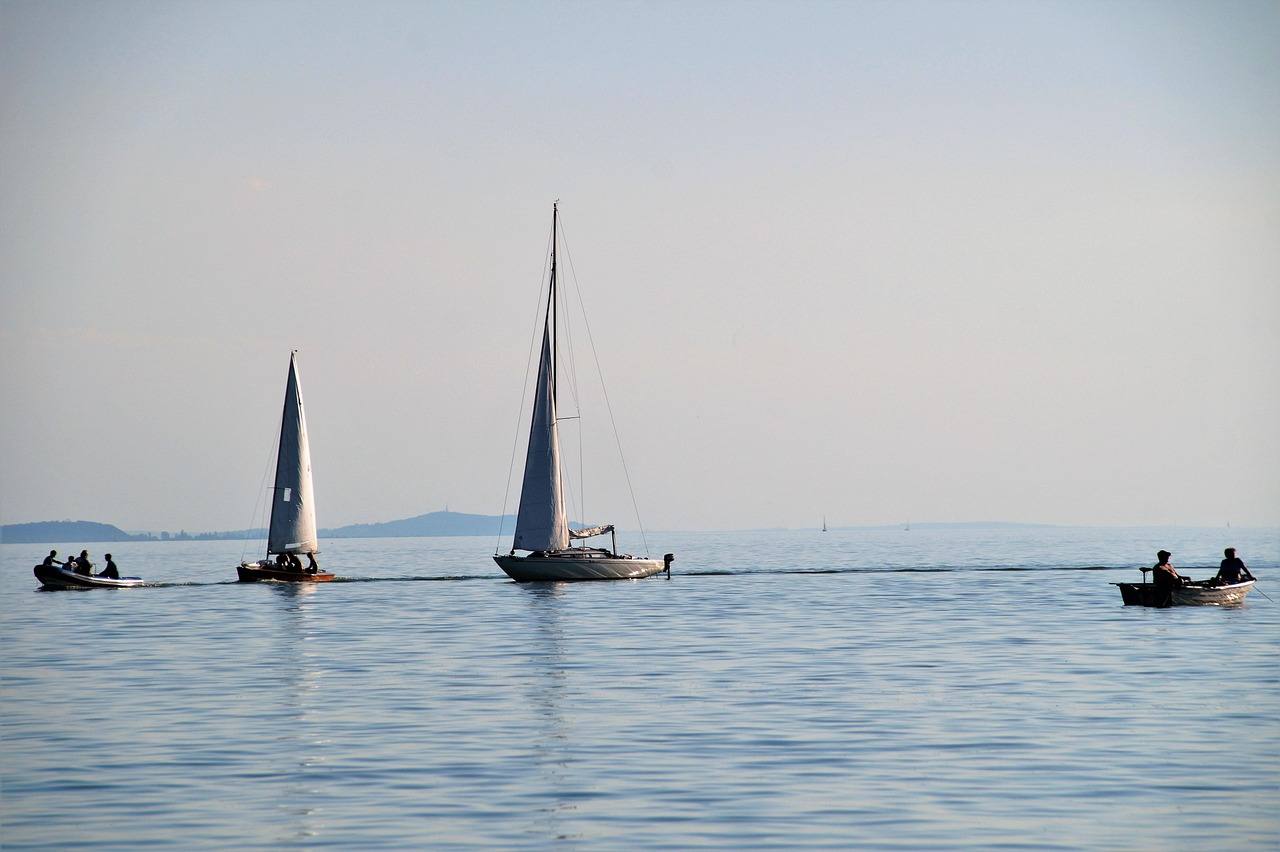 Impression aus dem Segelrevier Plattensee, Balaton (Transdanubien)