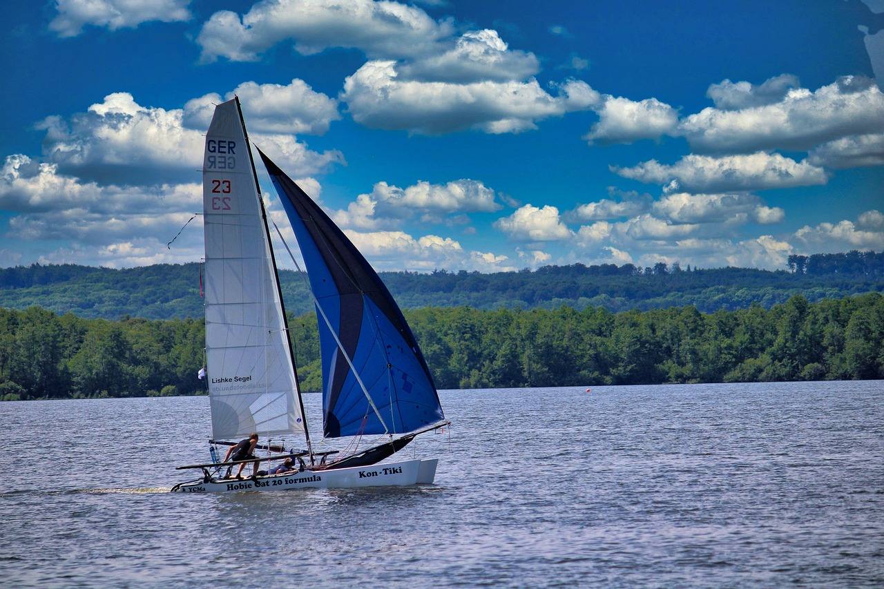 Impression aus dem Segelrevier Steinhuder Meer, Niedersachsen (Region Hannover)