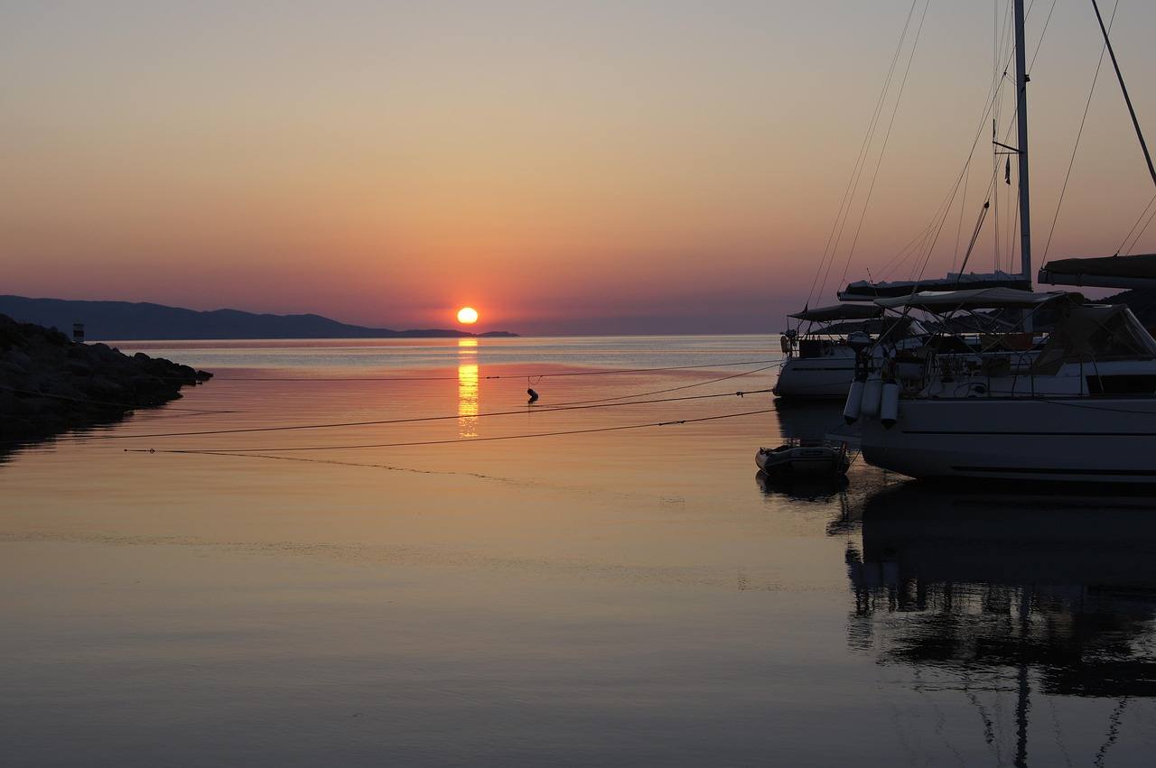 Impression aus dem Segelrevier Spetses, Argolischer Golf