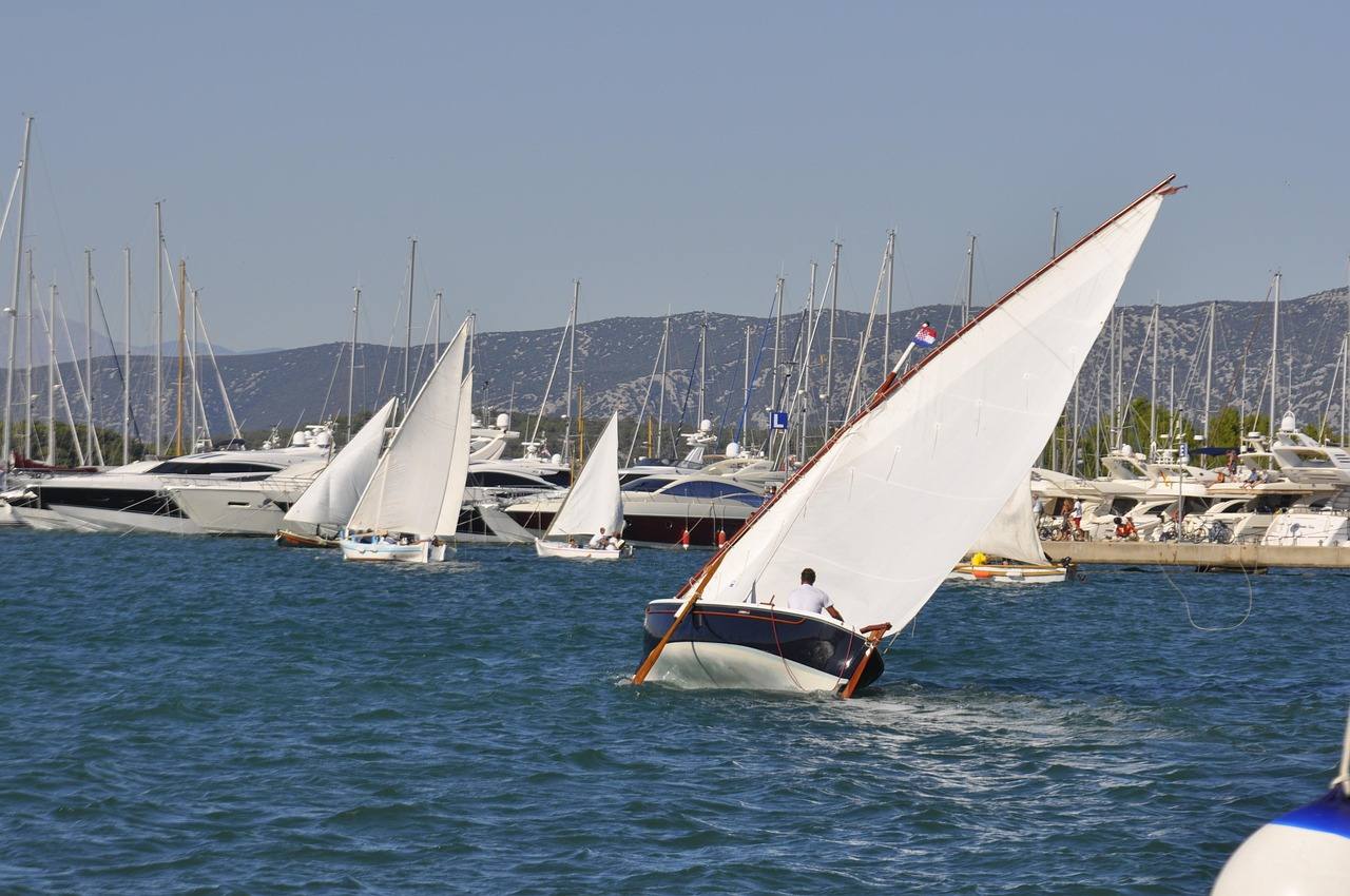 Impression aus dem Segelrevier Murter, Norddalmatien