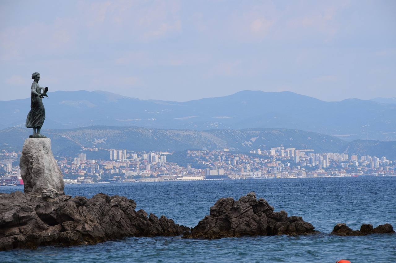 Impression aus dem Segelrevier Opatija, Kvarner