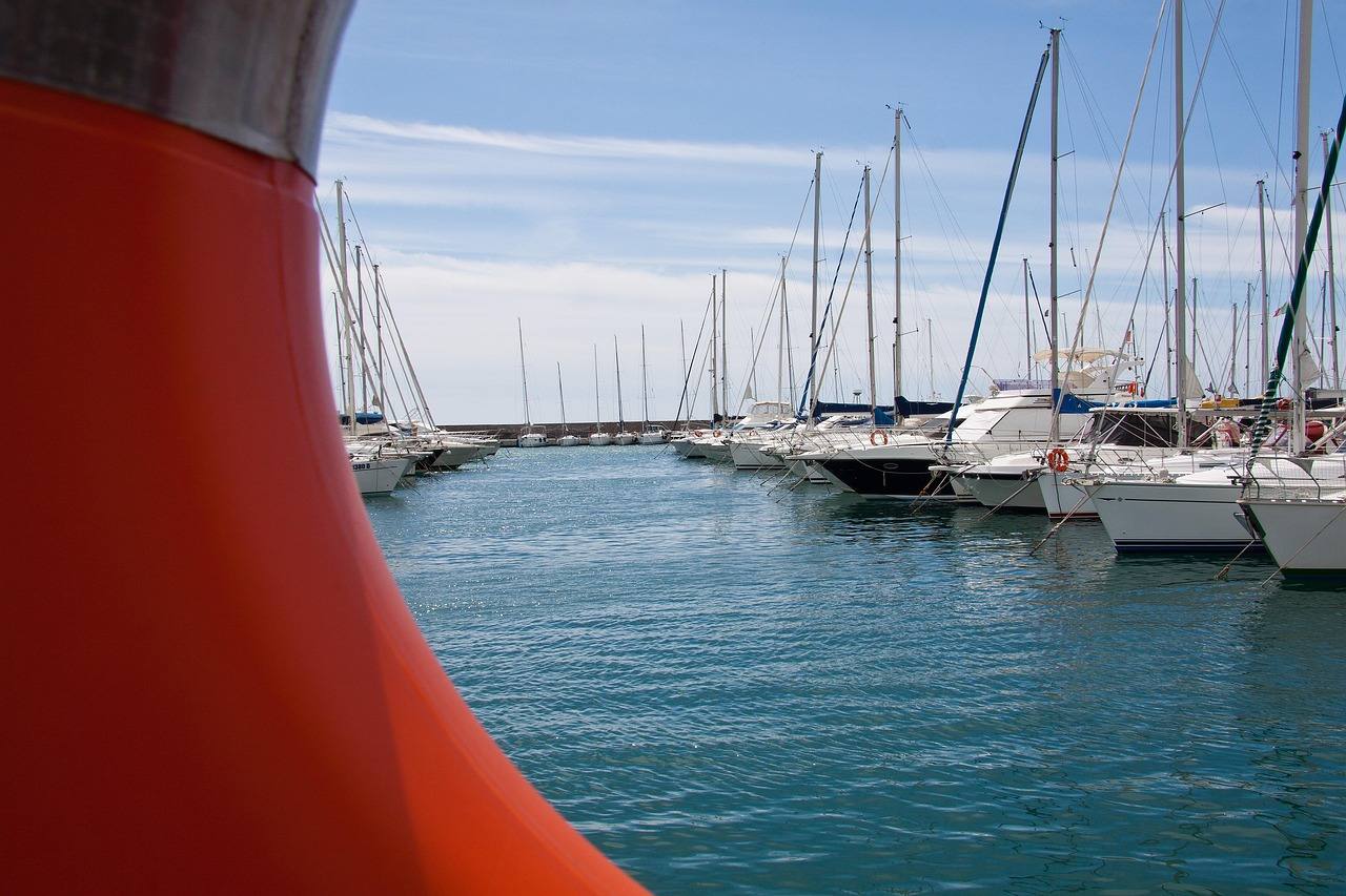 Impression aus dem Segelrevier Sanremo, Ligurien, Riviera dei Fiori