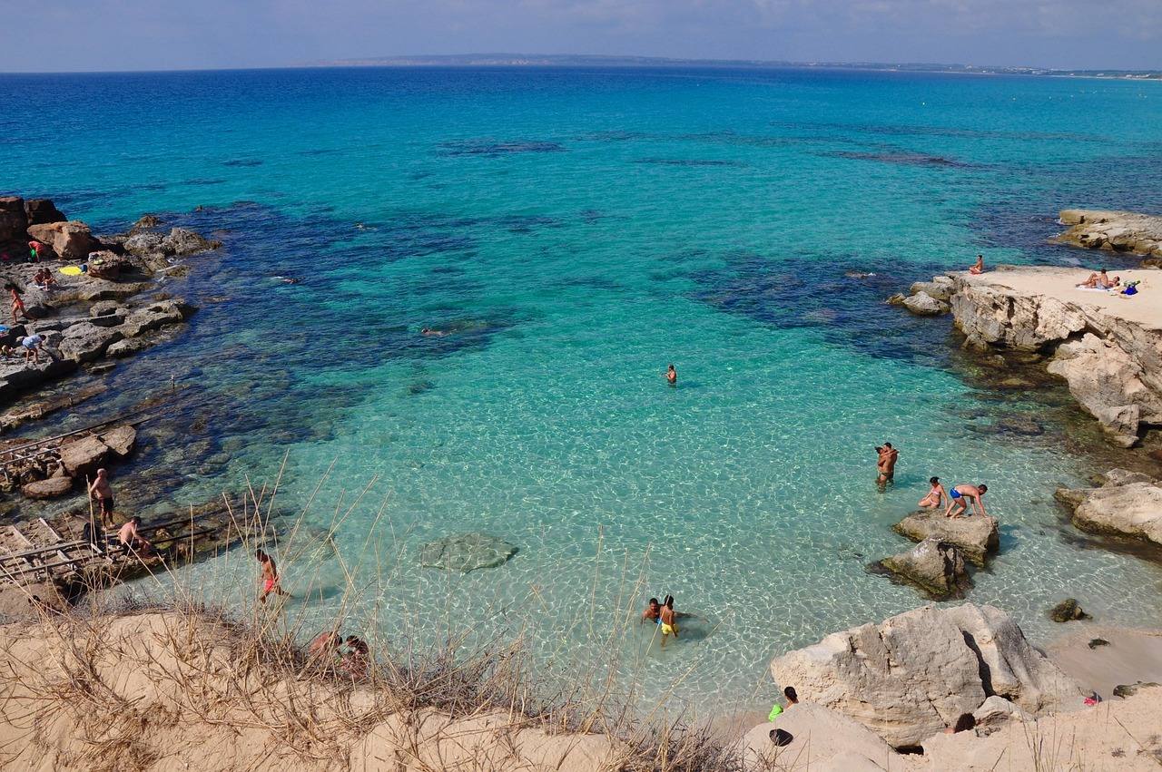 Impression aus dem Segelrevier Formentera, Balearen, Pityusen