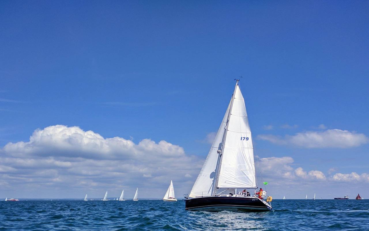 Impression aus dem Segelrevier Solent, Solent & Isle of Wight