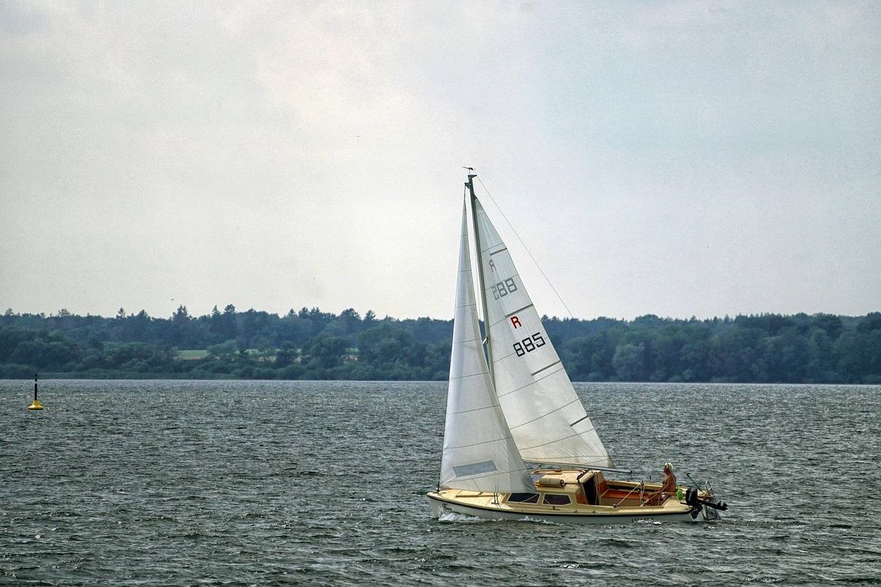 Impression aus dem Segelrevier Müritz, Mecklenburgische Seenplatte