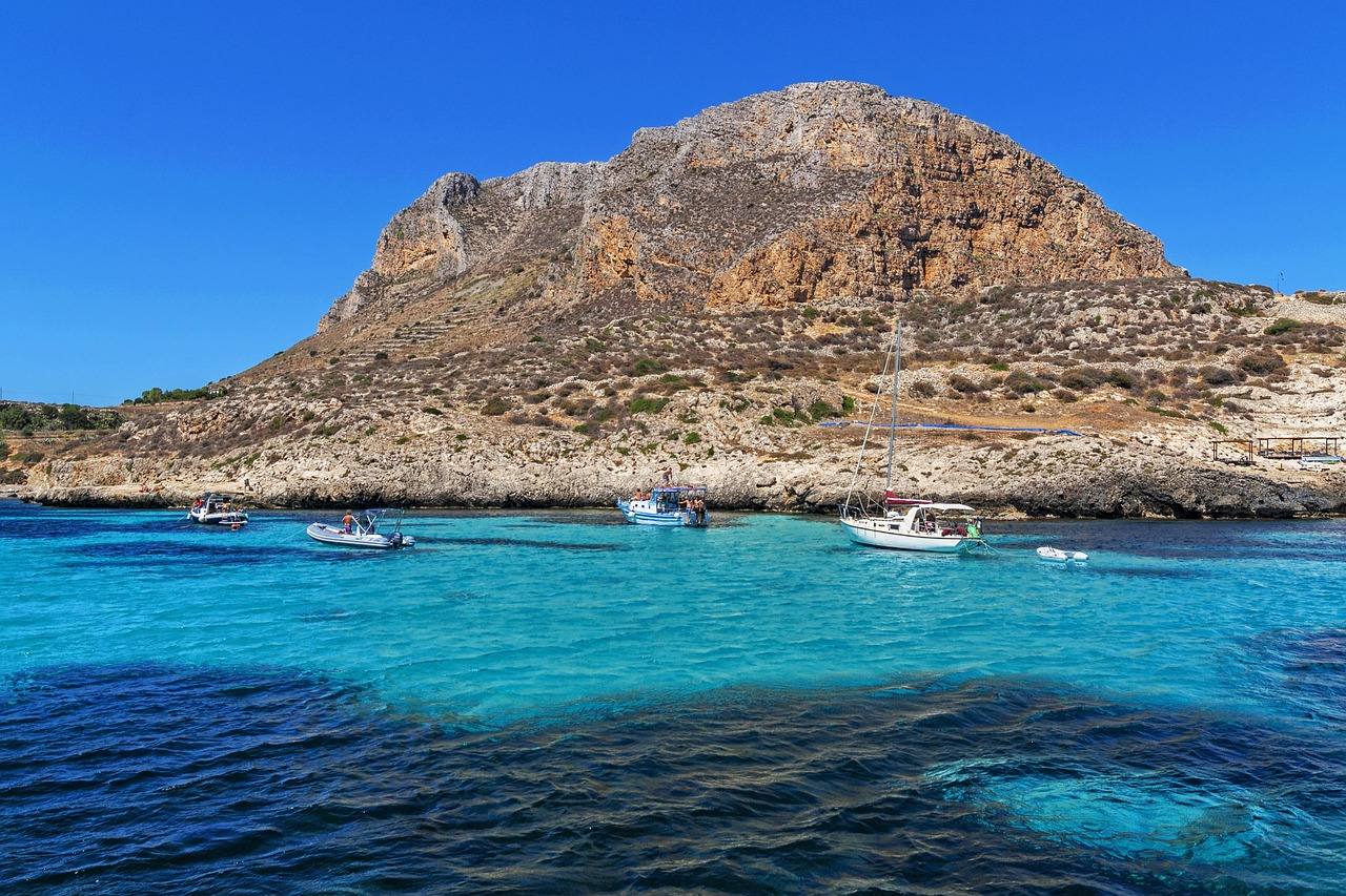Impression aus dem Segelrevier Trapani, Sizilien – Ägadische Inseln