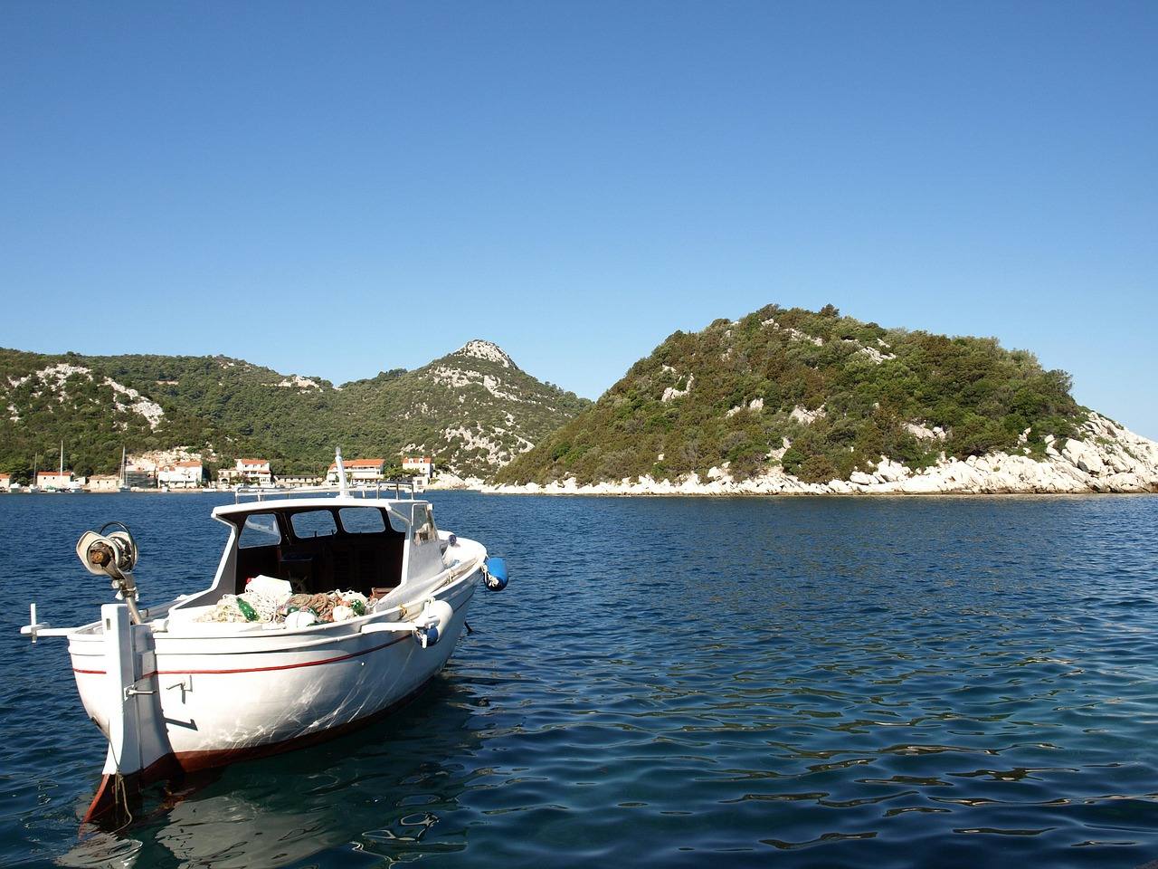Impression aus dem Segelrevier Lastovo, Süddalmatien