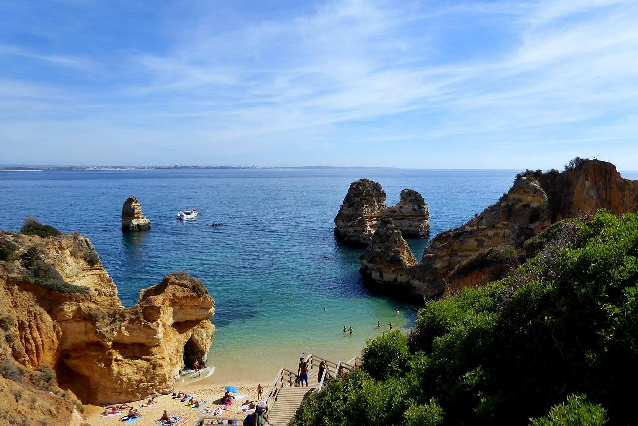 Impression aus dem Segelrevier Lagos, Algarve