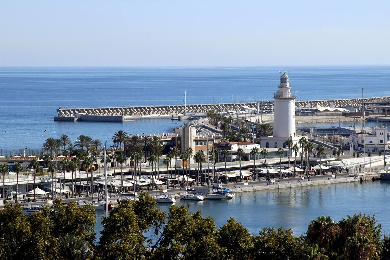 Impression aus dem Segelrevier Málaga, Andalusien, Costa del Sol
