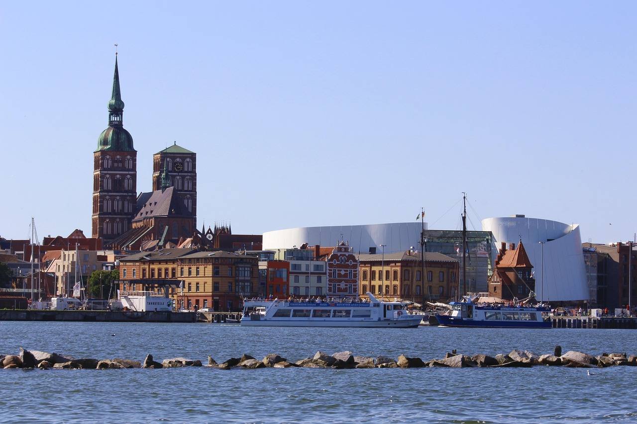 Impression aus dem Segelrevier Stralsund, Vorpommern (Strelasund & Hiddensee)