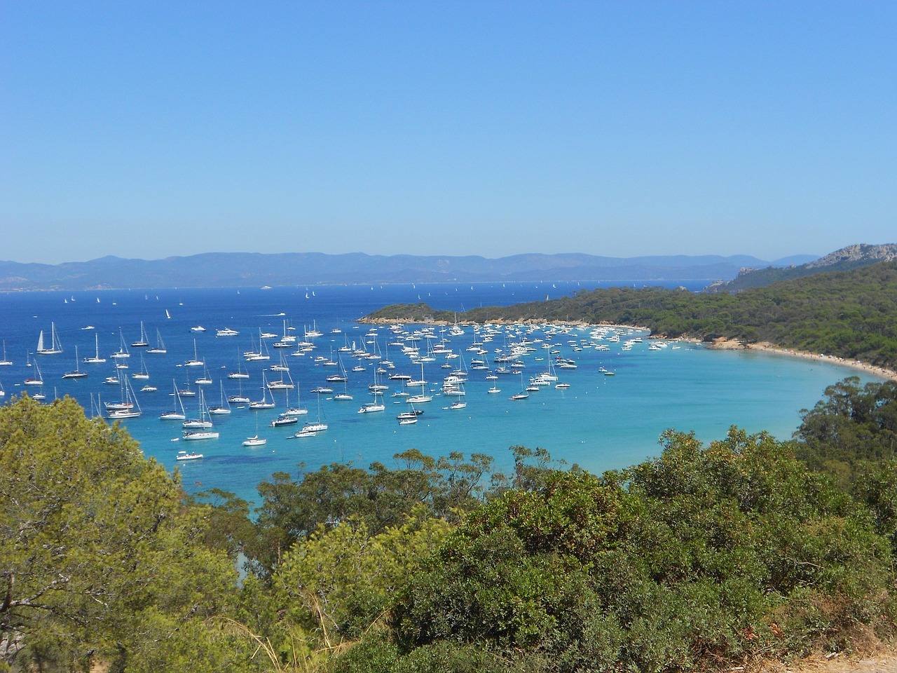 Impression aus dem Segelrevier Hyères, Côte d'Azur / Var