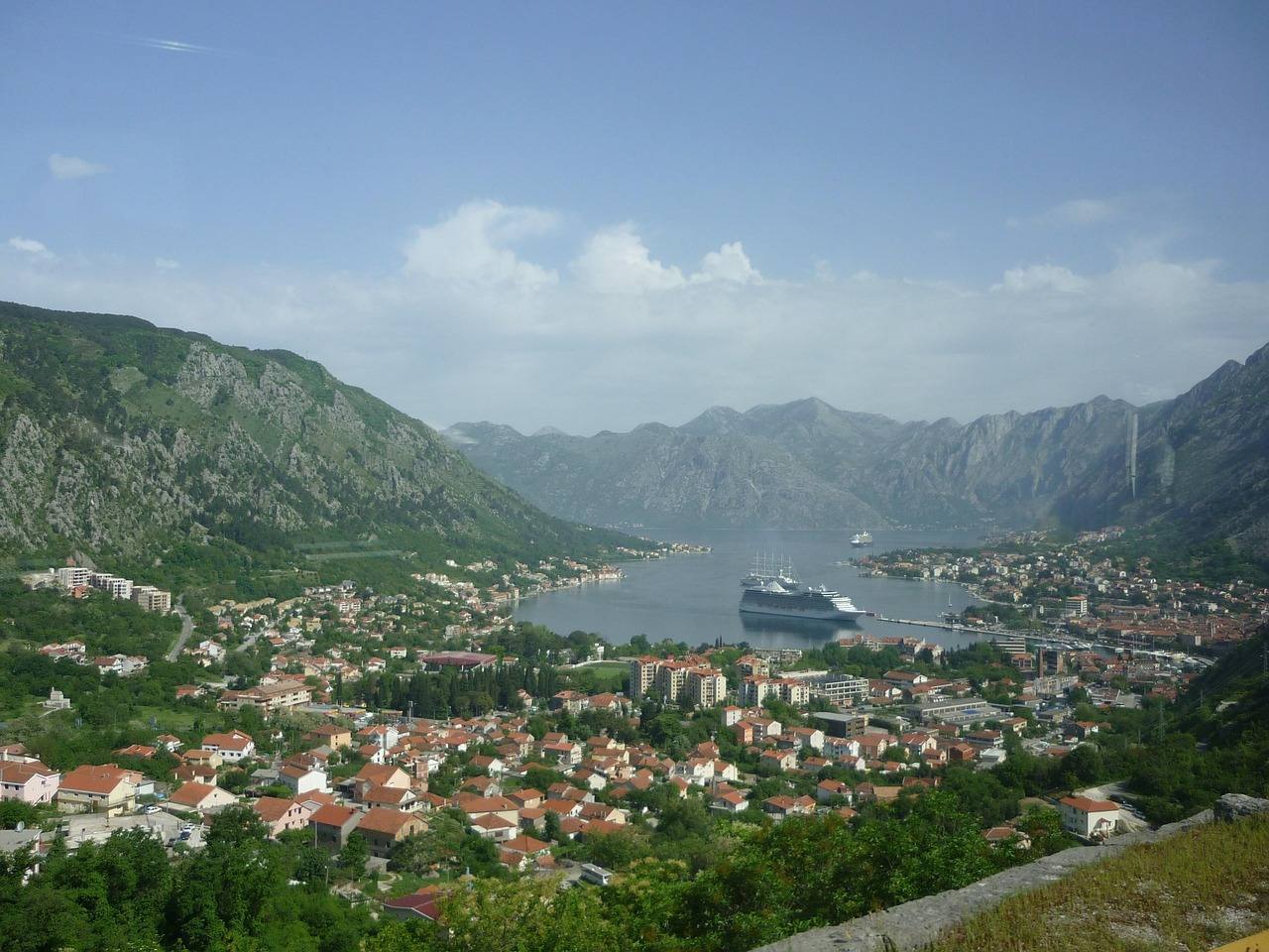 Impression aus dem Segelrevier Montenegro, Bucht von Kotor