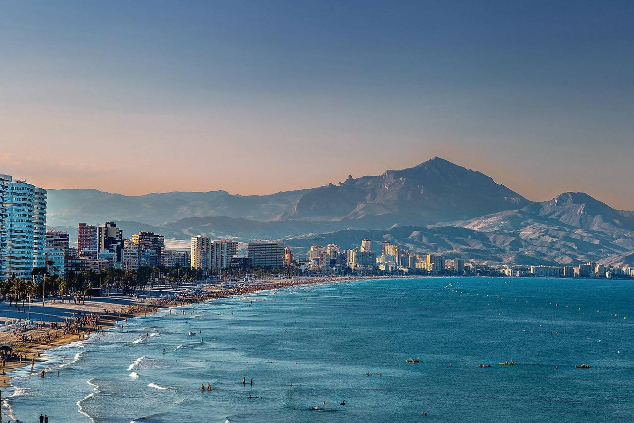 Impression aus dem Segelrevier Alicante, Costa Blanca