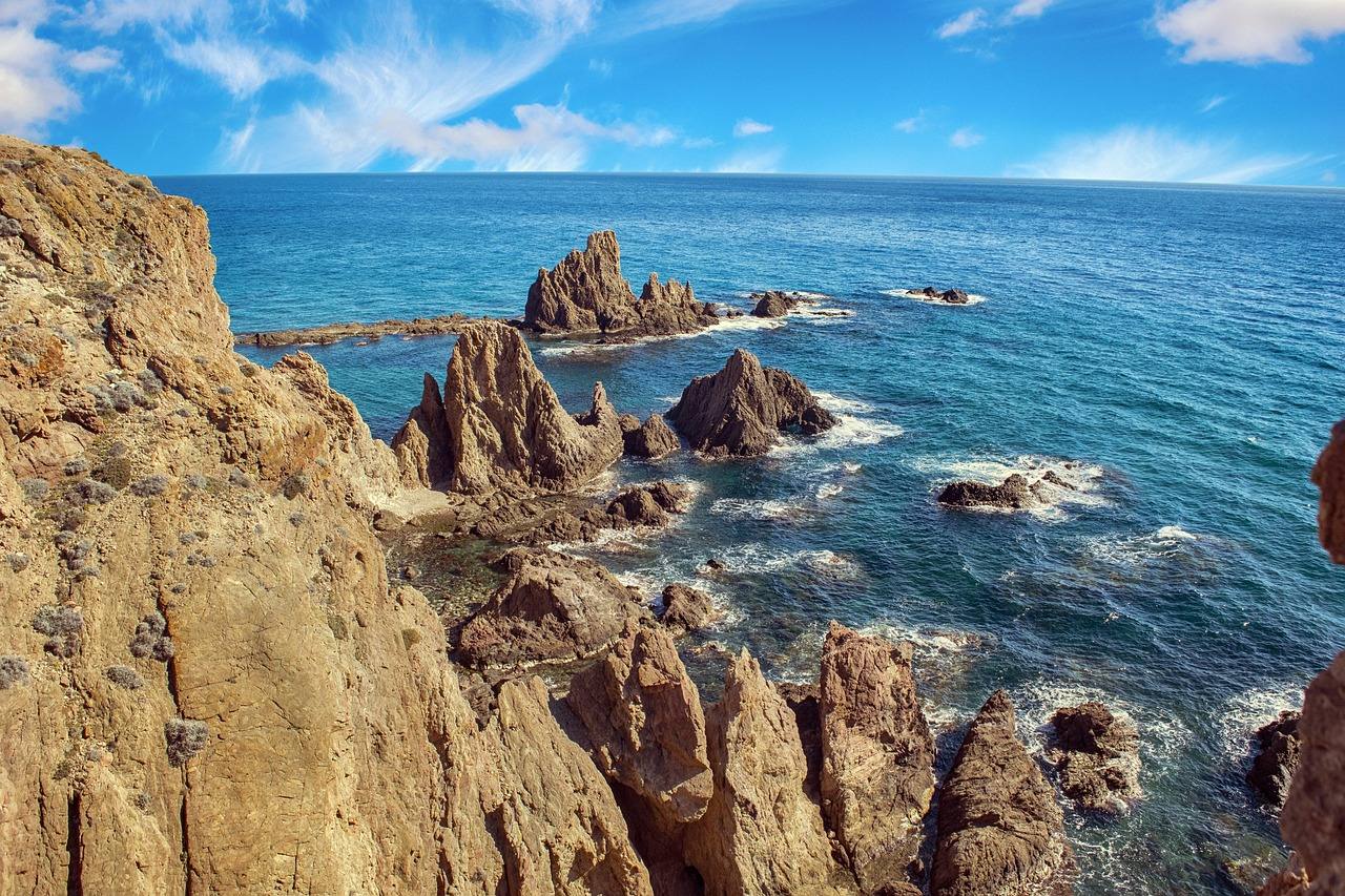 Impression aus dem Segelrevier Almería, Andalusien, Cabo de Gata