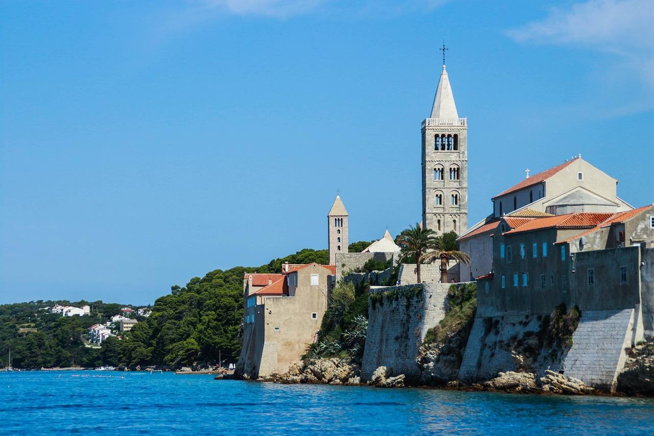 Impression aus dem Segelrevier Rab, Kvarner